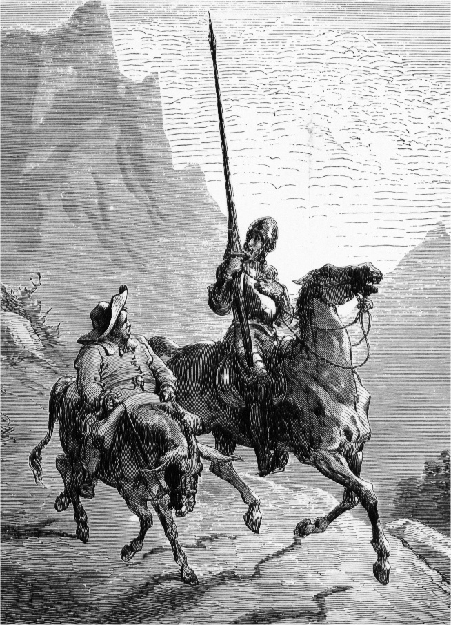 Don Quijote explicaba cómo El Molino estaba cambiando al mundo